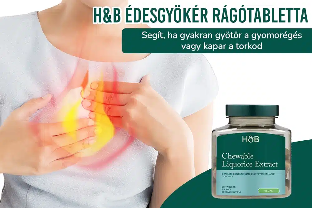 Természetes megoldás emésztési és légúti gondokra: az édesgyökér varázslatos ereje 1 HB Edesgyoker ragotabletta 1000x667