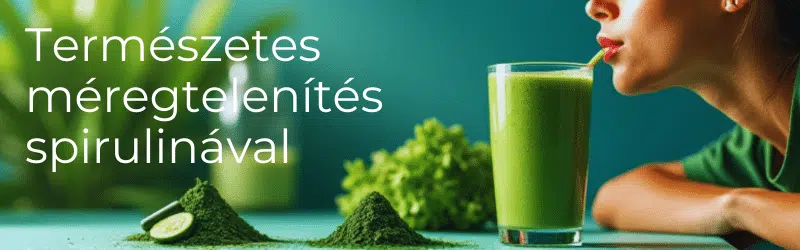 Természetes méregtelenítés spirulina alga készítmények segítségével