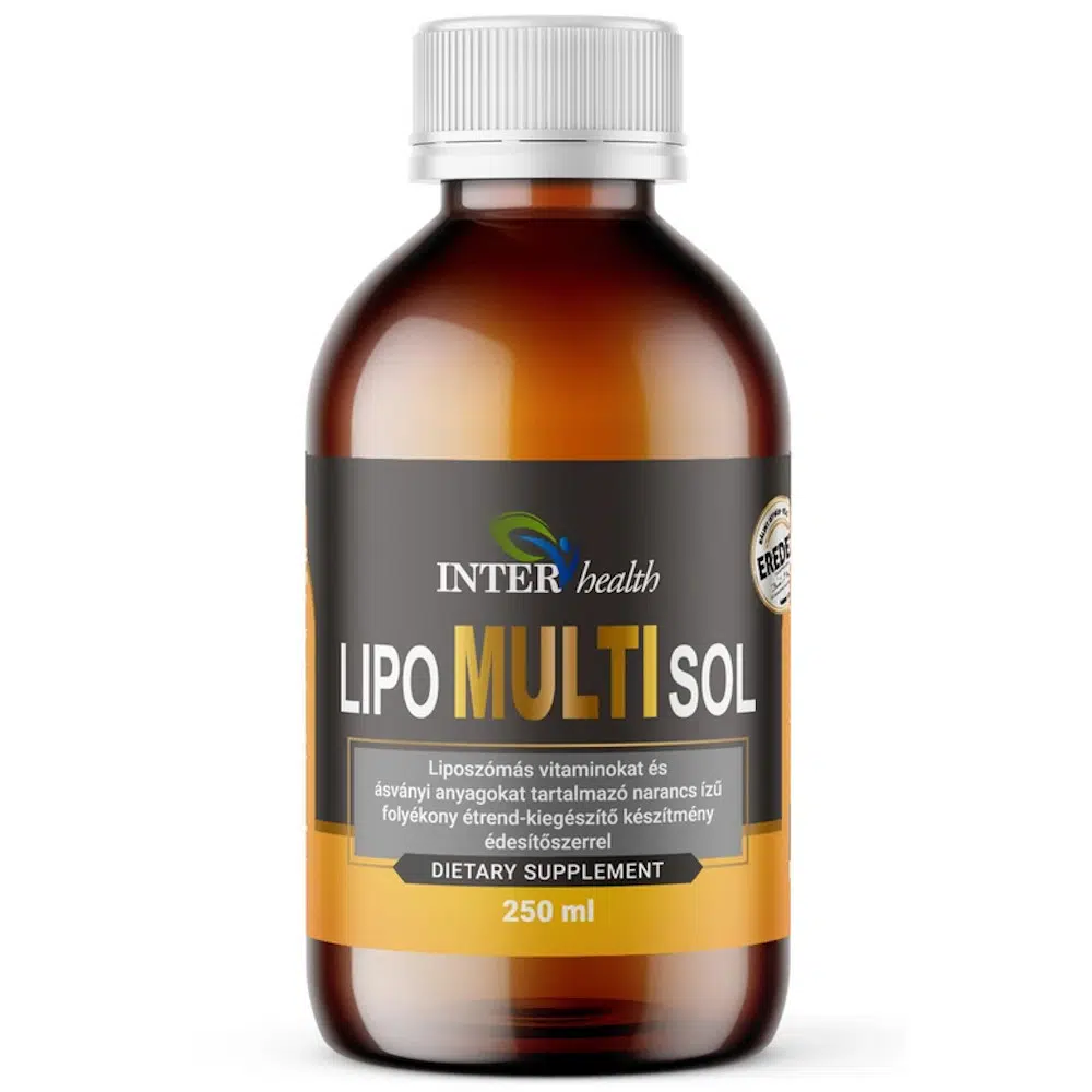 Interhealth Lipo MULTI sol Liposzómás Multivitamin - 250ml 1 Interhealth Lipo MULTI sol Liposzómás Multivitamin - 250ml