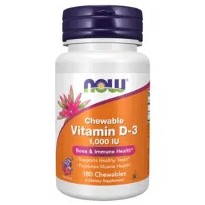 Now D3-vitamin 1000NE rágótabletta - 180db