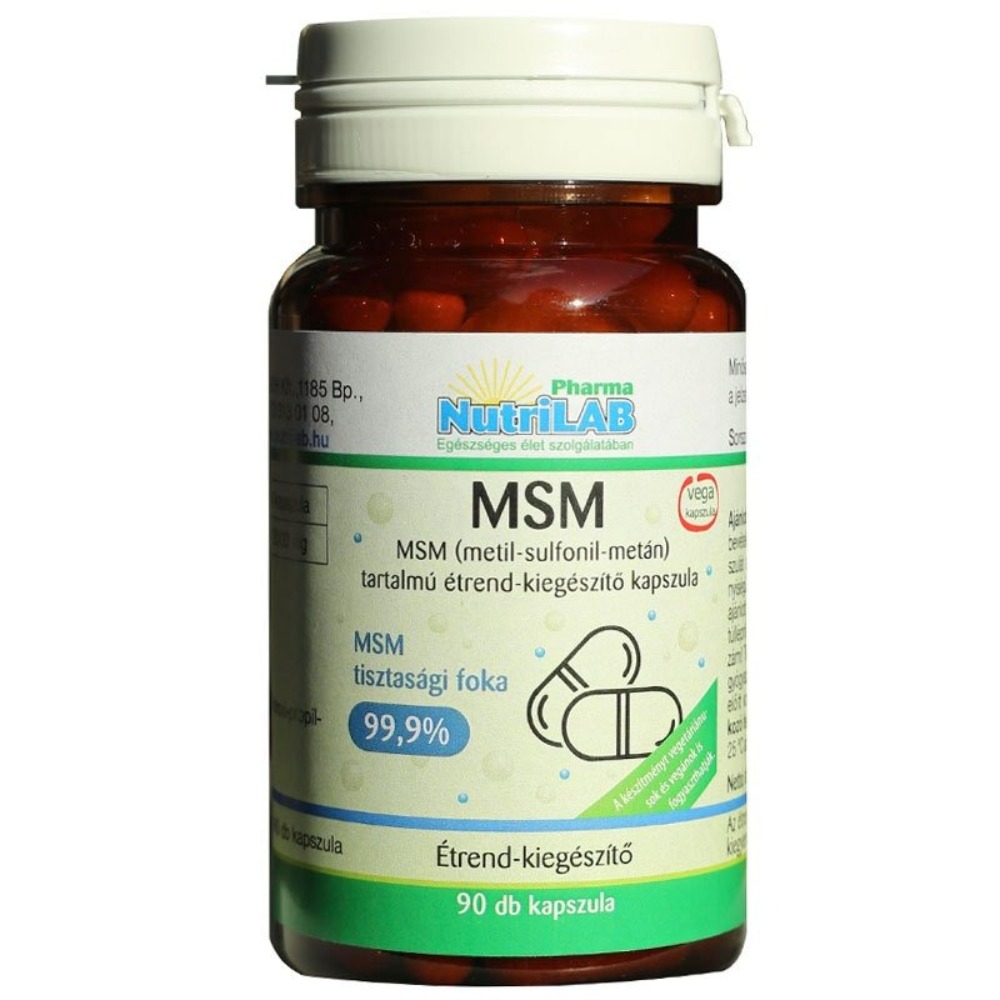 Nutrilab MSM kapszula - 90db 1 Nutrilab MSM kapszula - 90db