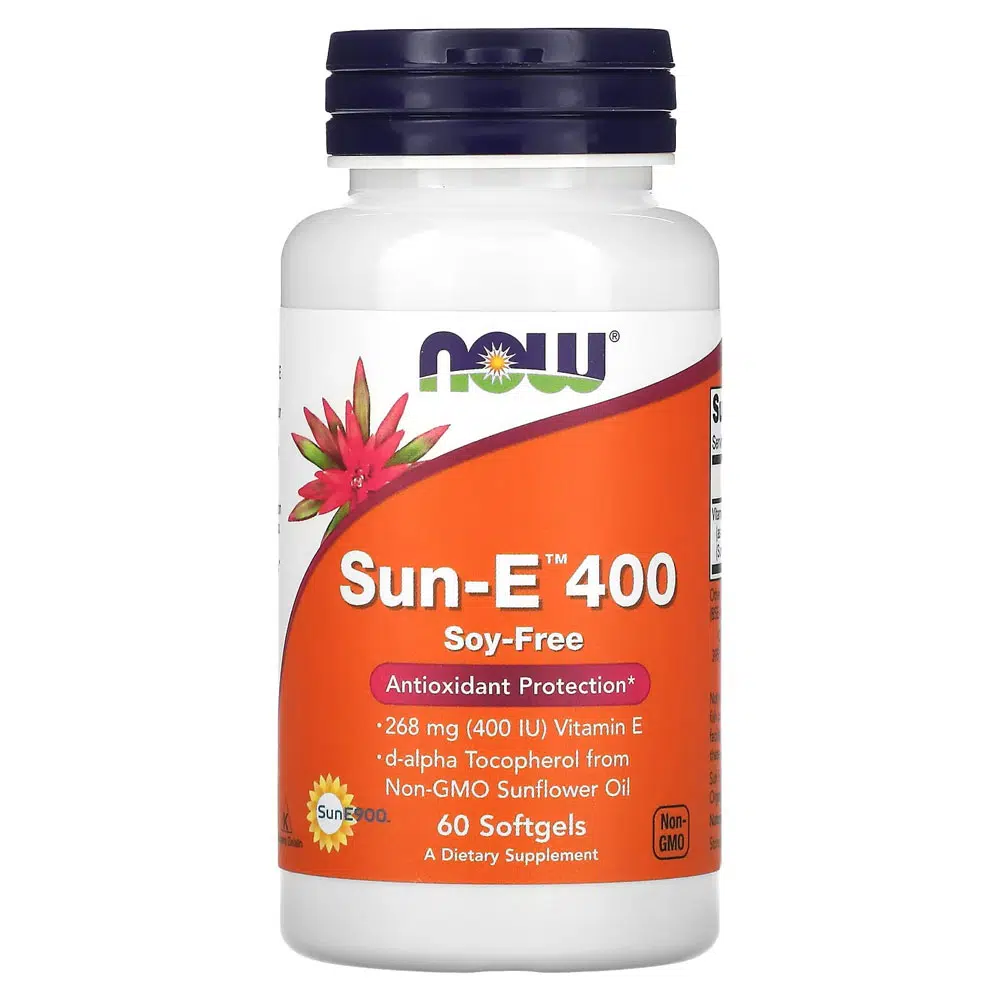 Now Sun E-vitamin lágyzselatin kapszula - 60db 1 Now Sun E-vitamin lágyzselatin kapszula - 60db