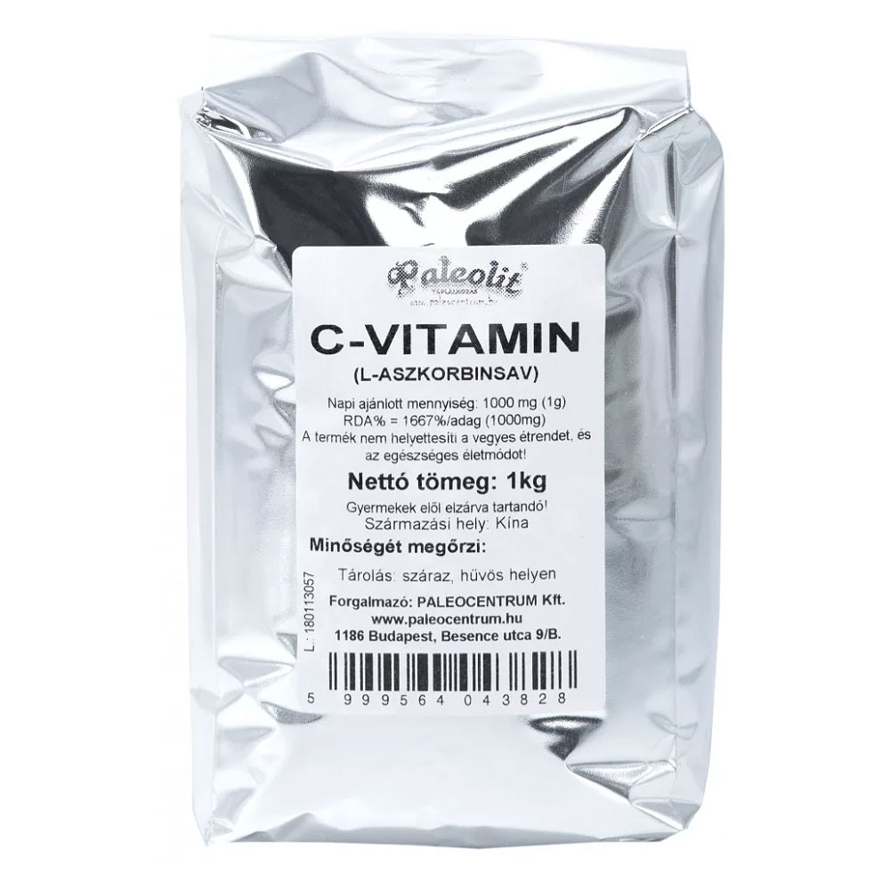 Paleolit Aszkorbinsav (C-vitamin) - 1000g 1 Paleolit Aszkorbinsav (C-vitamin) - 1000g