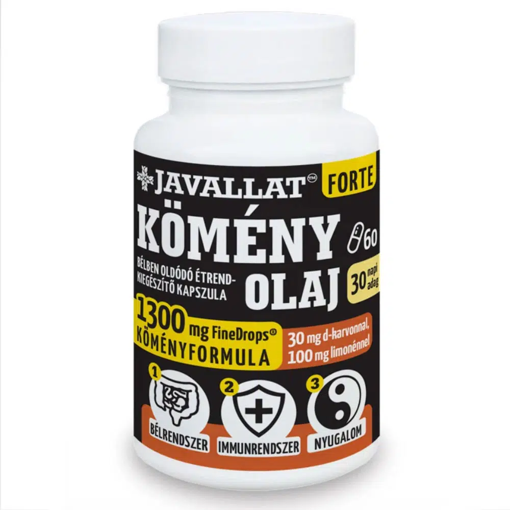 Javallat Forte Kömény olaj kapszula - 60db 1 Javallat Forte Kömény olaj kapszula - 60db
