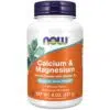 Now Calcium & Magnesium por D-vitaminnal - 227 g