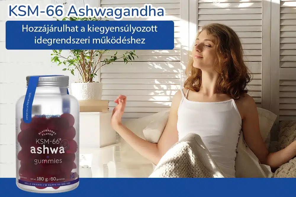 Ashwagandha gumicukor: ősi erő modern formában a mindennapos stressz ellen 1 Nutriversum KSM 66 Ashwagandha Gummies 1000x667