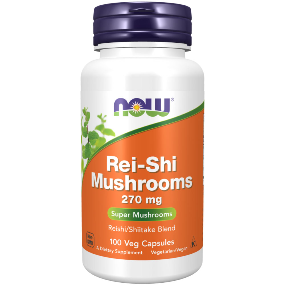 Now Rei-Shi Mushroom gyógygomba kapszula - 100db 1 Now Rei-Shi Mushroom gyógygomba kapszula - 100db