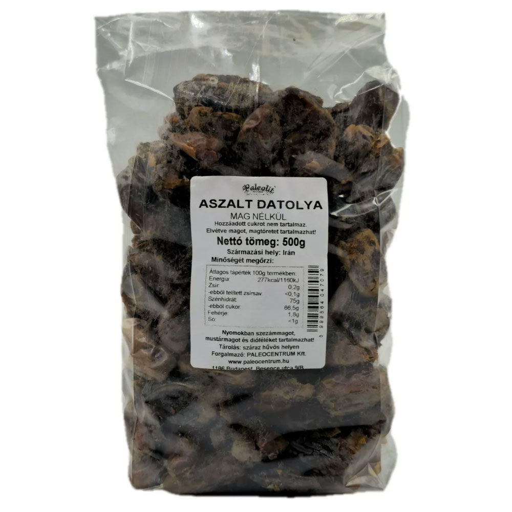 Paleolit Aszalt datolya mag nélkül - 500g 1 Paleolit Aszalt datolya mag nélkül - 500g