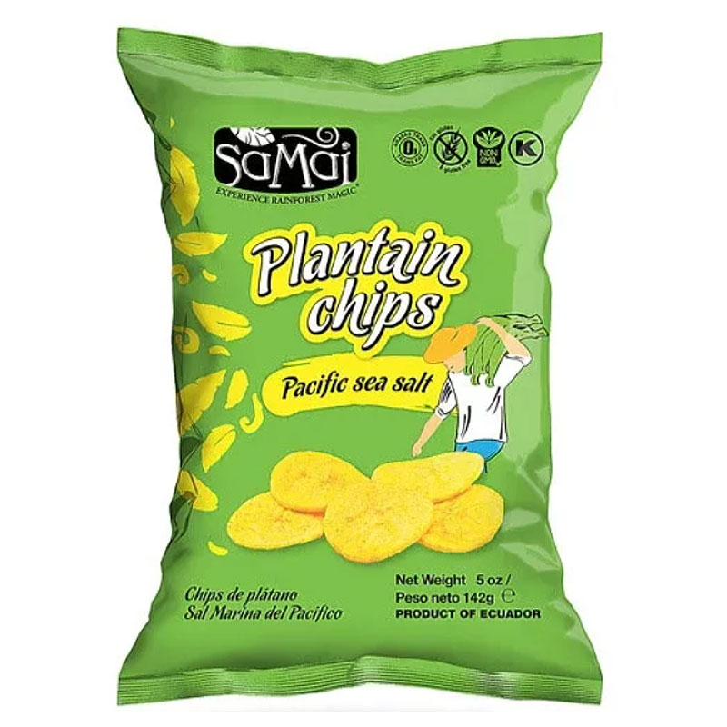 Samai Plantain nagy chips tengeri sós - 142g 1 Samai Plantain nagy chips tengeri sós - 142g