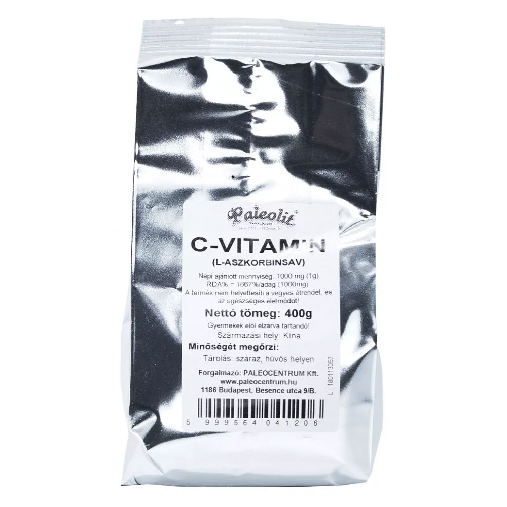 Paleolit Aszkorbinsav (C-vitamin) - 400g 1 Paleolit Aszkorbinsav (C-vitamin) - 400g