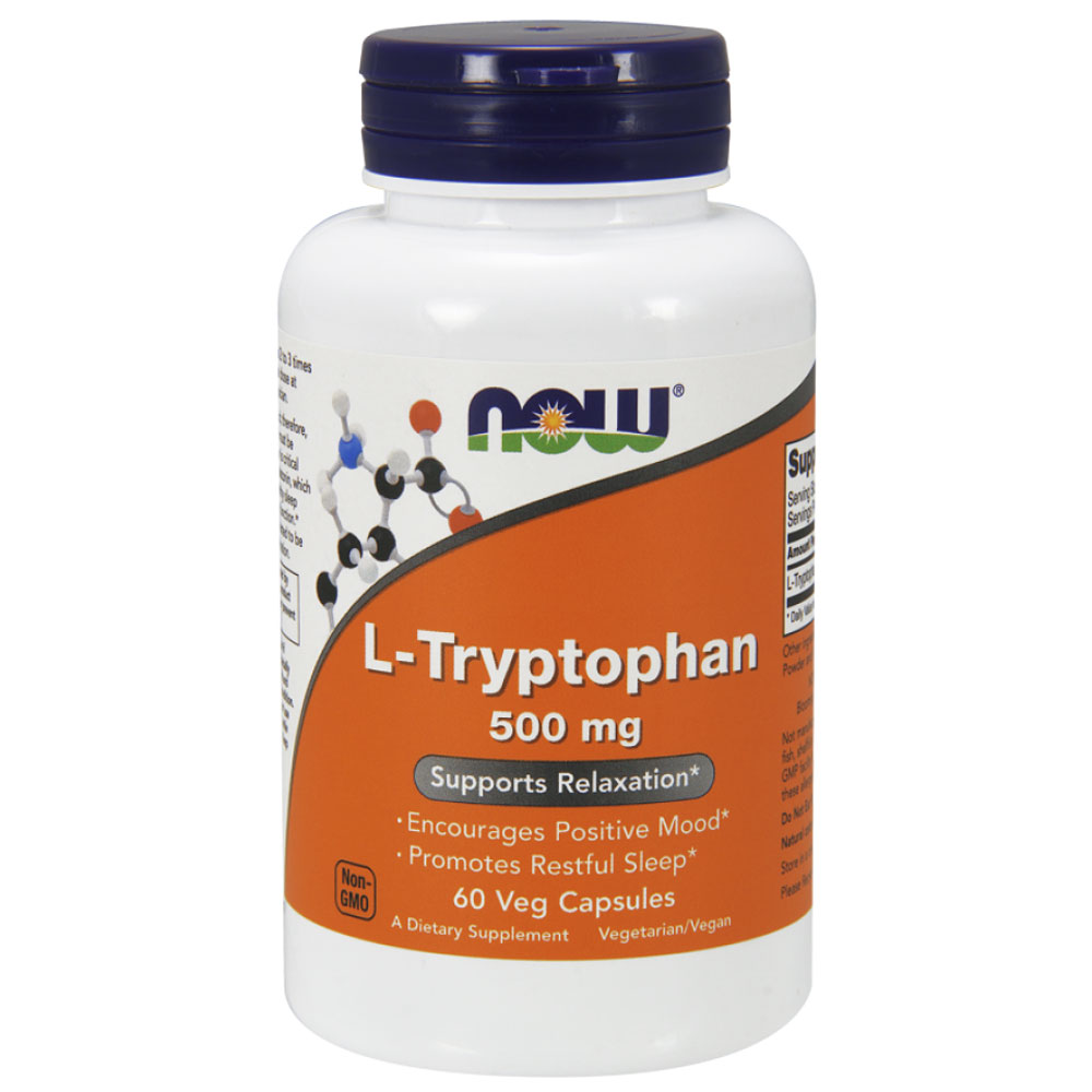 Now L-Tryptophan 500mg kapszula - 60db 1 Now L-Tryptophan 500mg kapszula - 60db