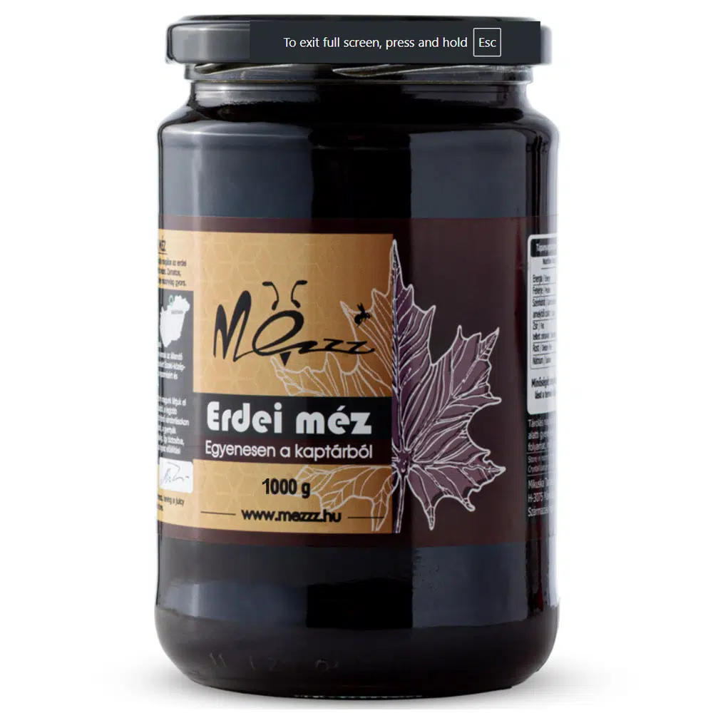 Mézzz erdei mézharmat méz - 1000g 1 Mézzz erdei mézharmat méz - 1000g