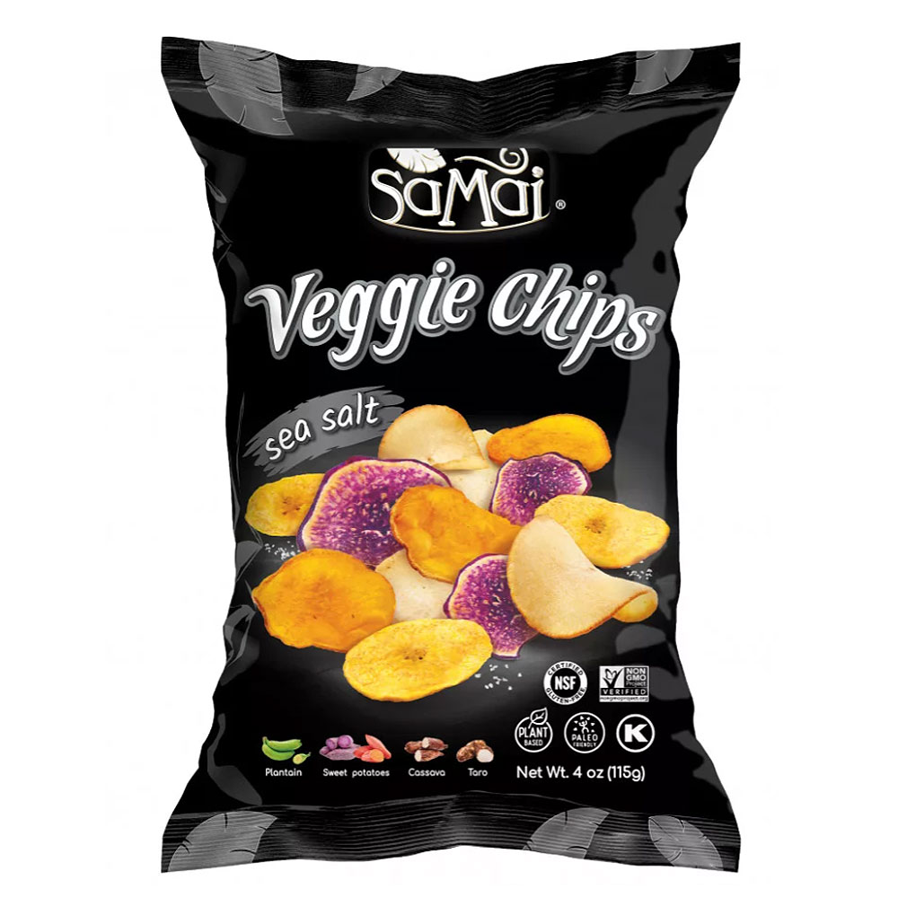 Samai Veggie nagy chips tengeri sós - 115g 1 Samai Veggie nagy chips tengeri sós - 115g