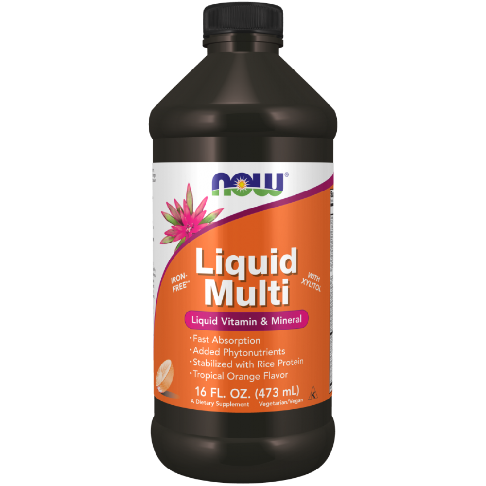 Now Liquid Multi szirup narancsos - 473 ml 1 Now Liquid Multi szirup narancsos - 473 ml