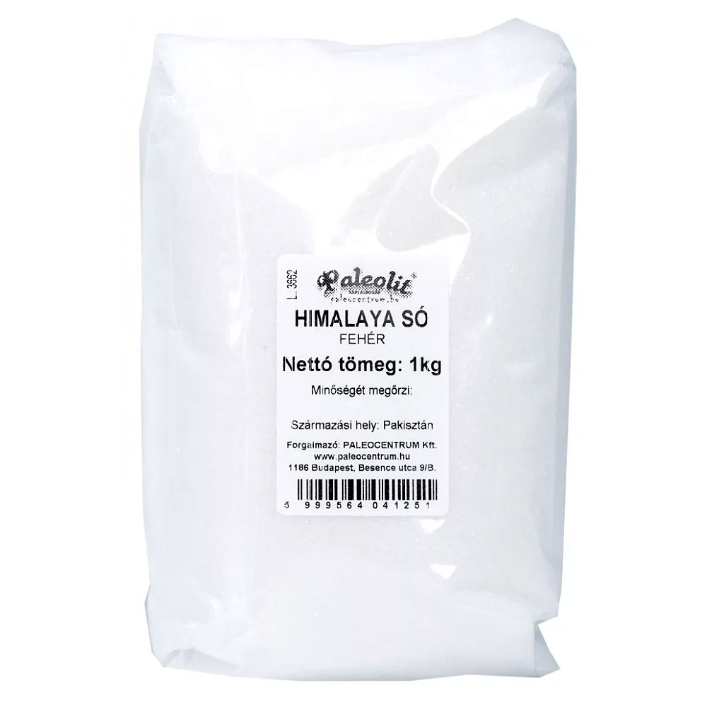 Paleolit Himalaya só fehér - 1000g 1 Paleolit Himalaya só fehér - 1000g