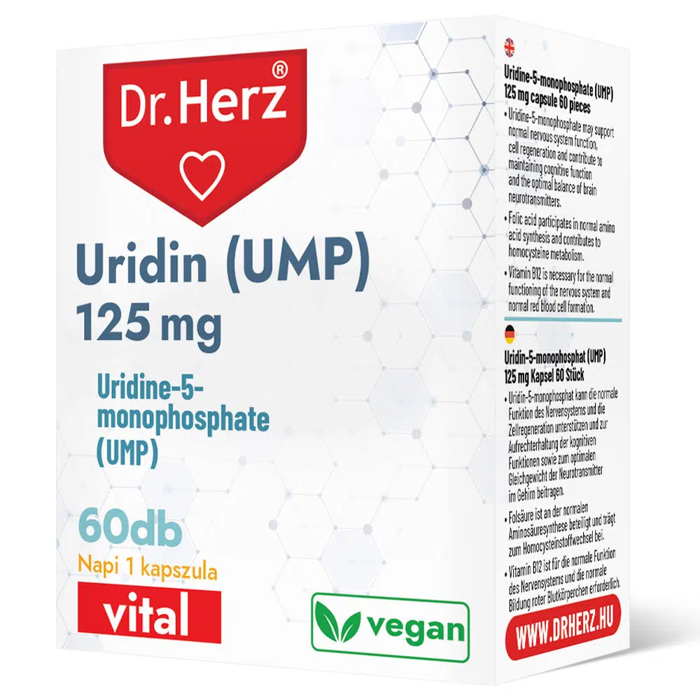 Dr. Herz URIDIN (UMP) kapszula - 60db 1 Dr. Herz URIDIN (UMP) kapszula - 60db