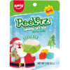 Amos PEELERZ Hámozható vegyes gyümölcsízű karácsonyi gumicukor - 85g