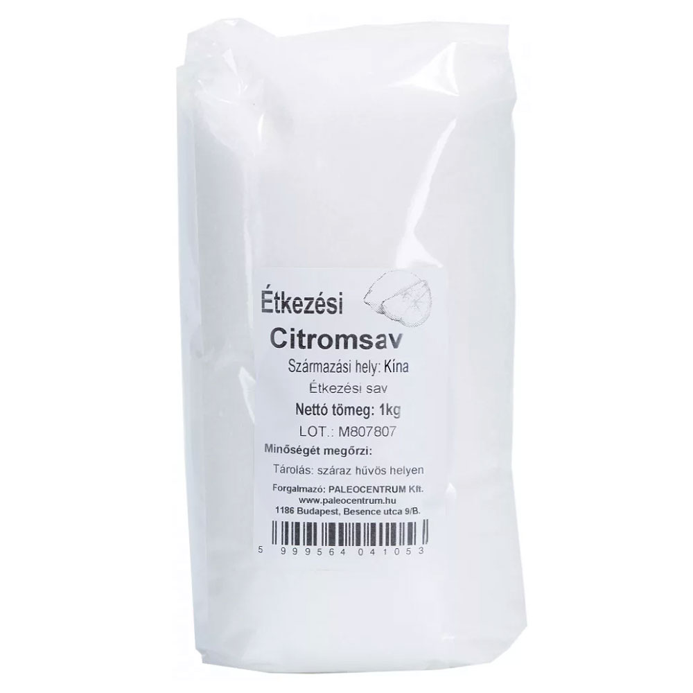 Paleolit Citromsav étkezési - 1000g 1 Paleolit Citromsav étkezési - 1000g
