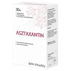 Bio Vitality Asztaxantin lágy zselé kapszula - 30db