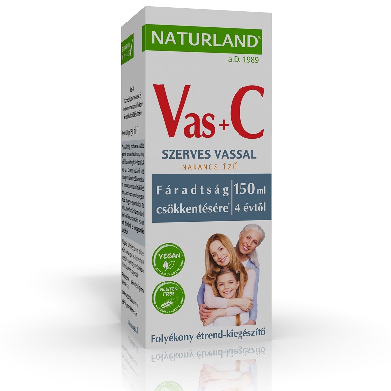 Naturland Vas+C szirup 150ml 1 Naturland Vas+C szirup 150ml