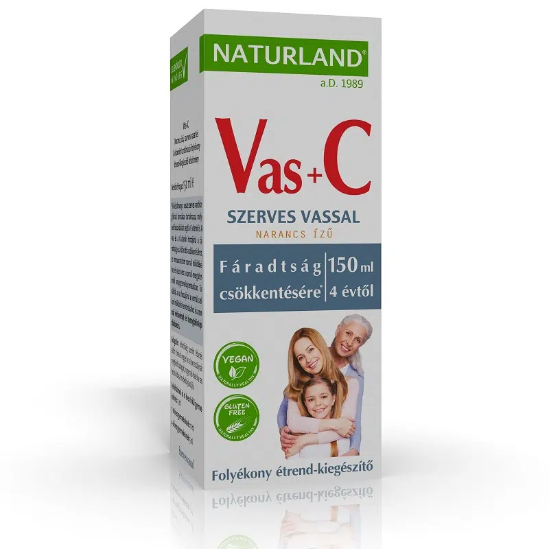 Naturland Vas+C szirup 150ml 1 Naturland Vas+C szirup 150ml