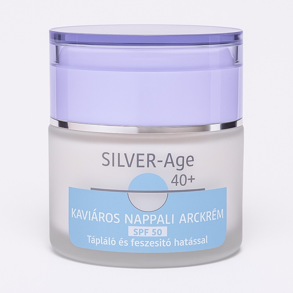 SILVER-Age 40+ Kaviáros Tápláló Nappali arckrém SPF50 - 50ml 1 SILVER-Age 40+ Kaviáros Tápláló Nappali arckrém SPF50 - 50ml