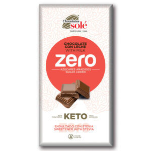 Chocolates Solé ZERO Cukormentes Tejcsokoládé - 100g