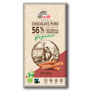 Chocolates Solé 56% Bio Fahéjas Étcsokoládé - 100g