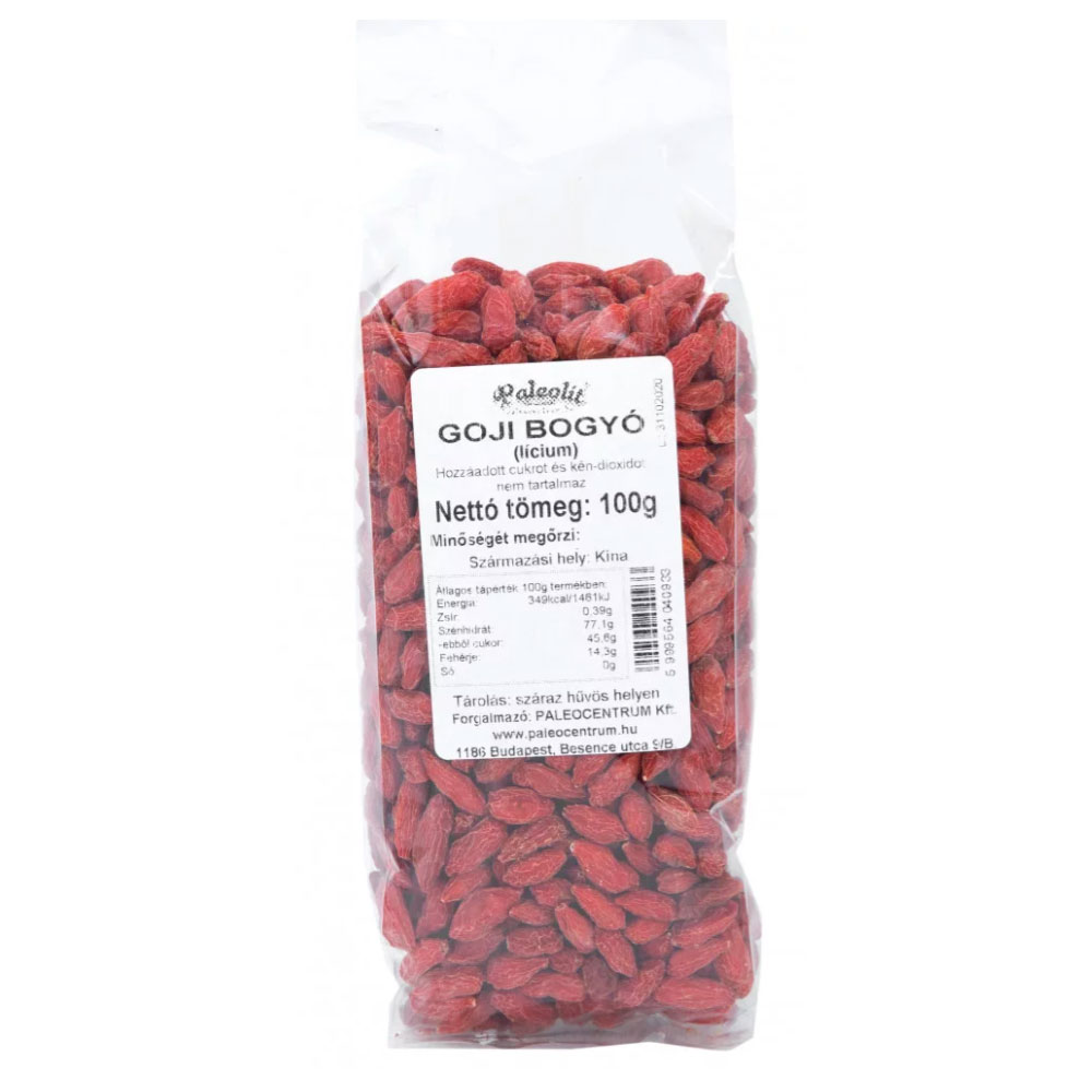 Paleolit Goji bogyó - 100g 1 Paleolit Goji bogyó - 100g