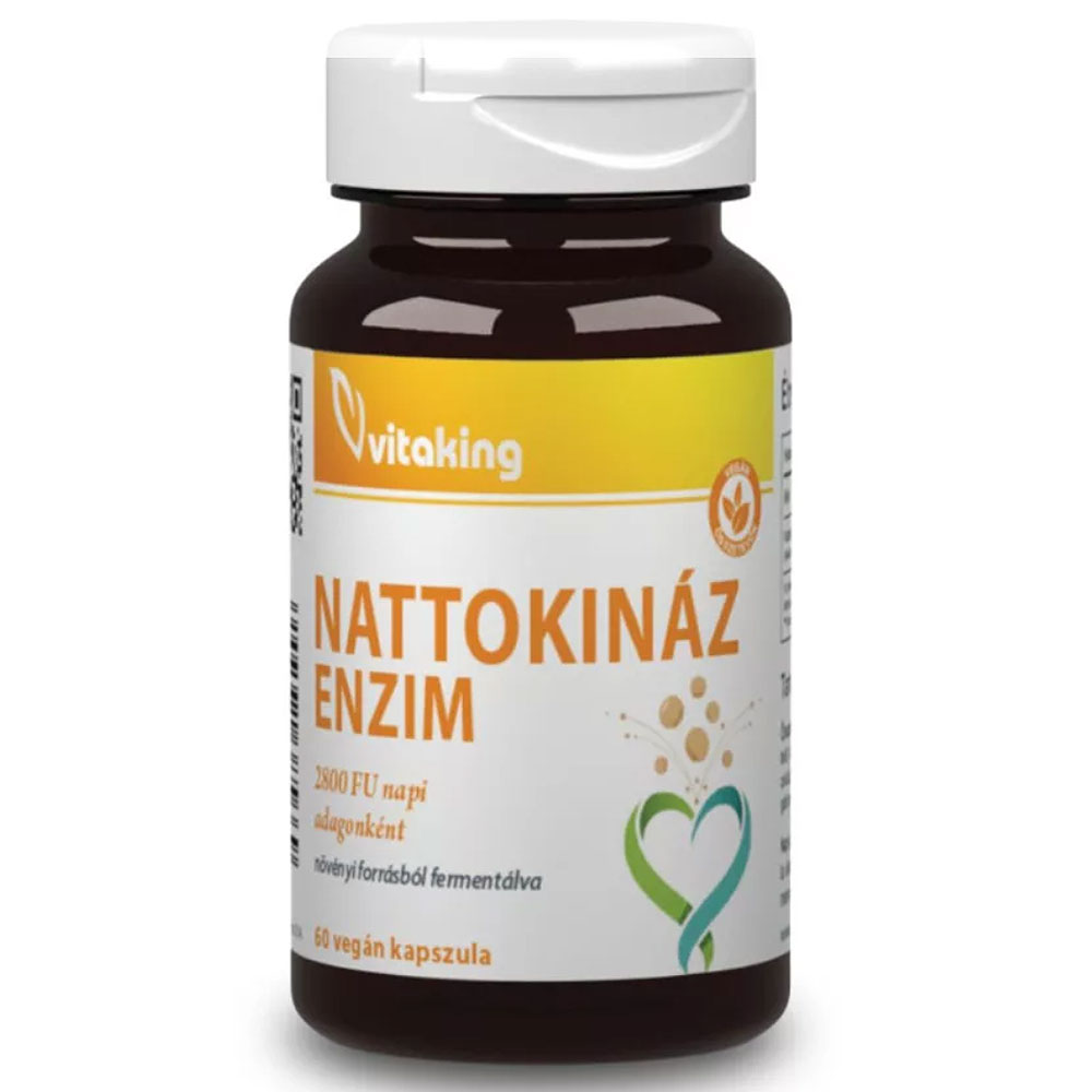 Vitaking Nattokináz Enzim kapszula - 60db 1 Vitaking Nattokináz Enzim kapszula - 60db