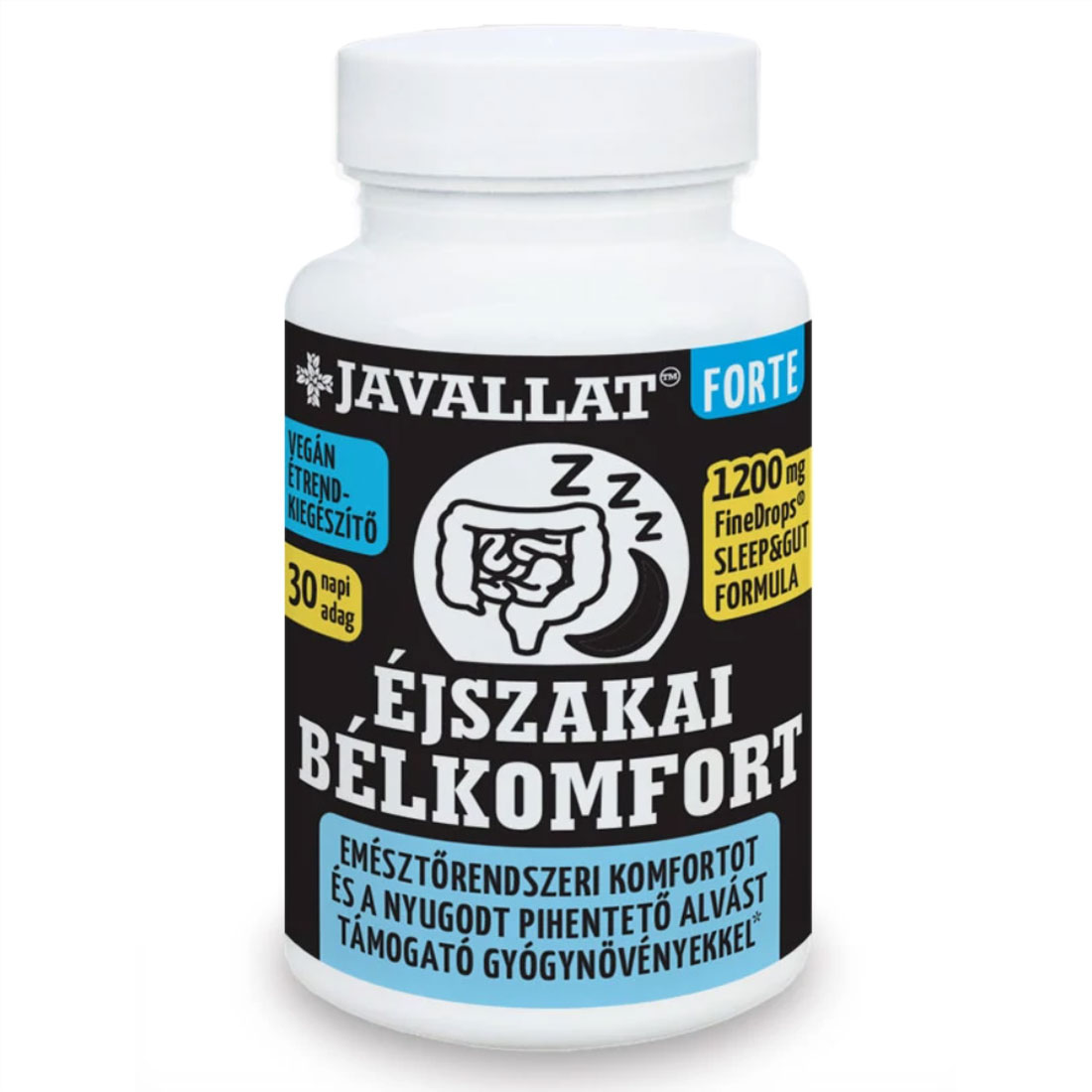 Javallat Forte Éjszakai Bélkomfort kapszula - 60db 1 Javallat Forte Éjszakai Bélkomfort kapszula - 60db