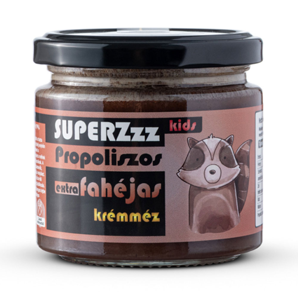 Mézzz SUPERZzz Kids Propoliszos fahéjas krémméz - 250g 1 Mézzz SUPERZzz Kids Propoliszos fahéjas krémméz - 250g