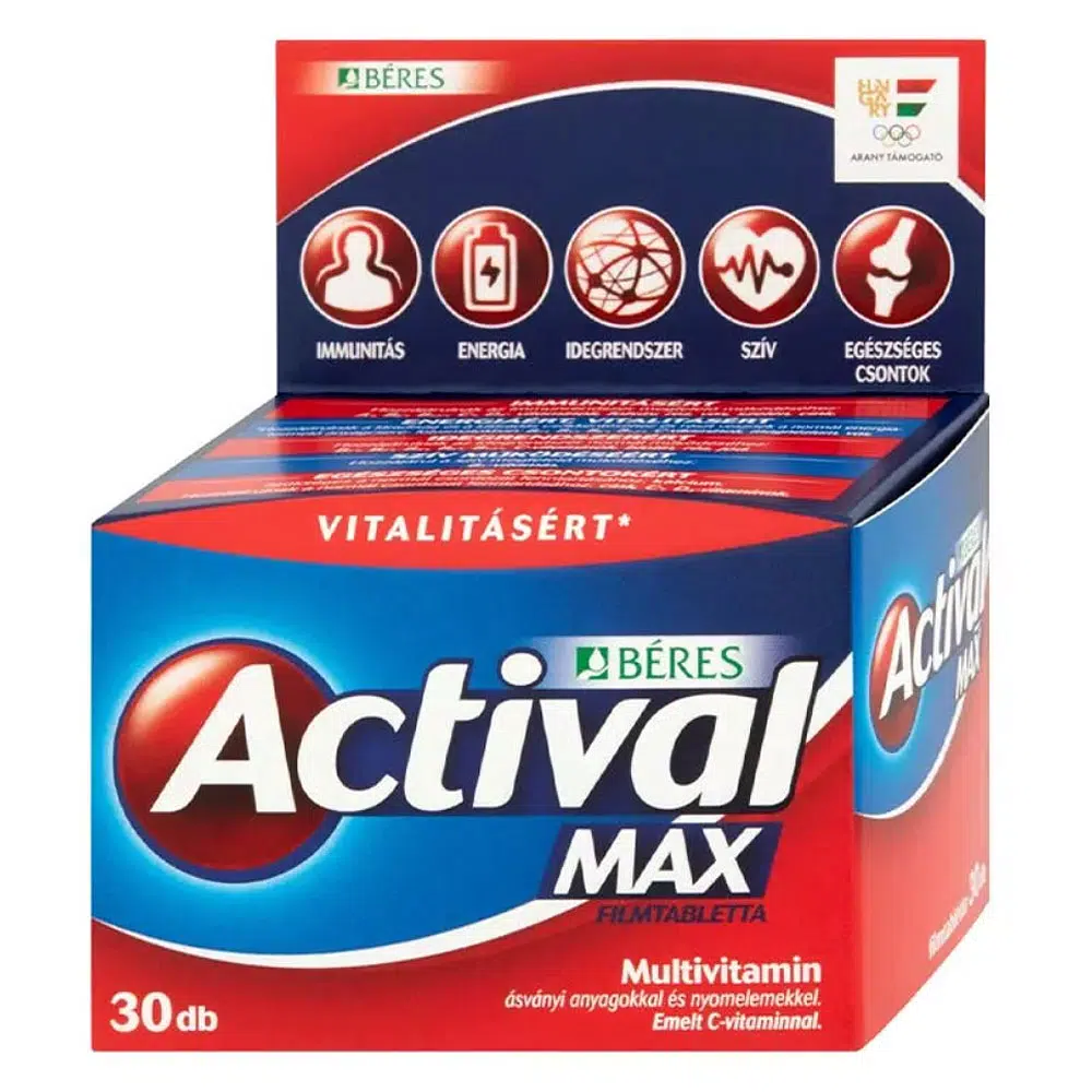 Béres Actival Max filmtabletta - 30db 1 Béres Actival Max filmtabletta - 30db