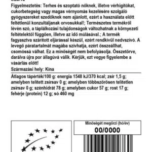 Biomenü bio goji bogyó por - 60g 3 Biomenü bio goji bogyó por - 60g - Image 2