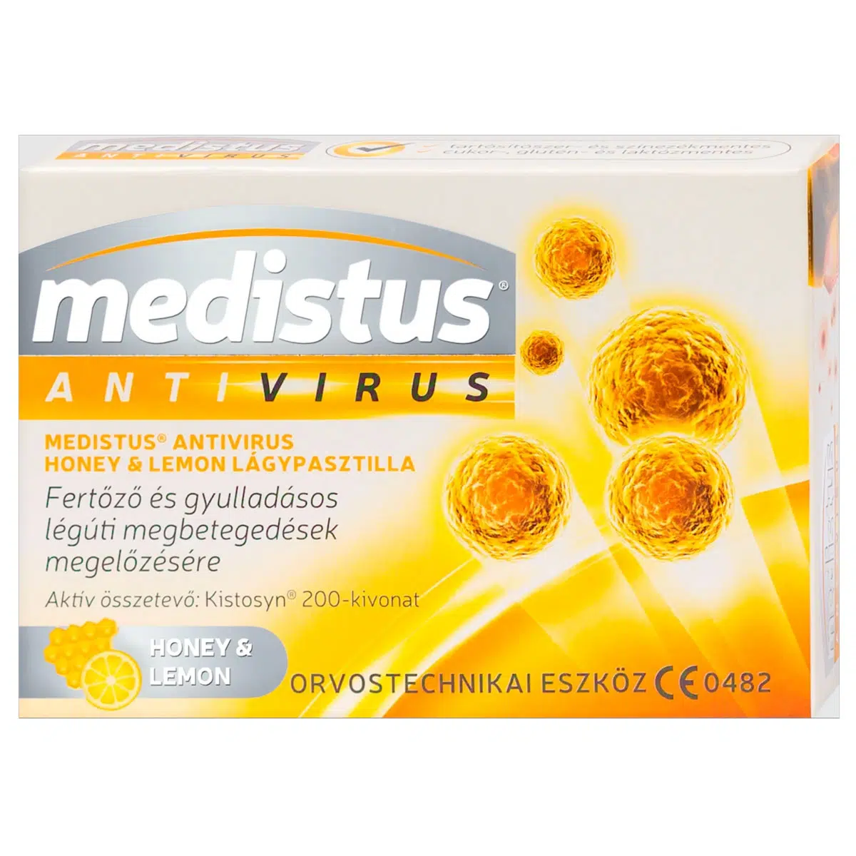 Medistus Antivírus Méz-Citrom lágypasztilla - 10db 1 Medistus Antivírus Méz-Citrom lágypasztilla - 10db