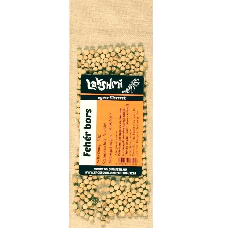 LAKSHMY fehérbors egész - 30g 1 LAKSHMY fehérbors egész 30 g