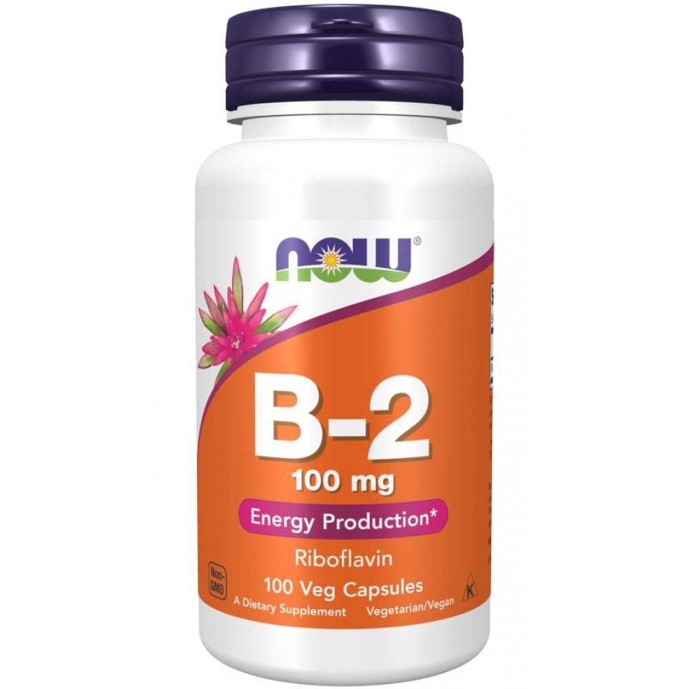Now B2-vitamin 100mg kapszula - 100db 1 Now B2-vitamin 100mg kapszula - 100db
