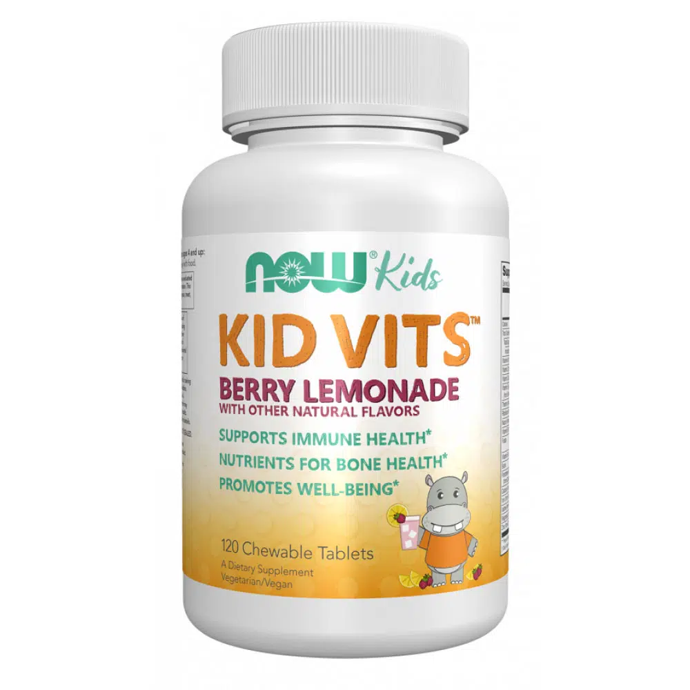 Now Kid Vits Berry Lemonade gyerek rágótabletta - 120db 1 Now Kid Vits Berry Lemonade gyerek rágótabletta - 120db