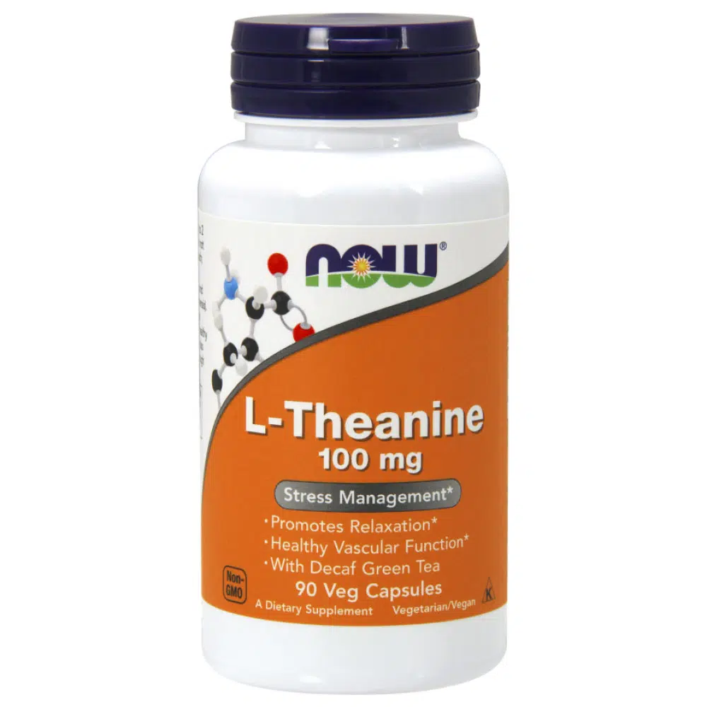 Now L-Theanine 100mg - 90db 1 Now L-Theanine 100mg - 90db