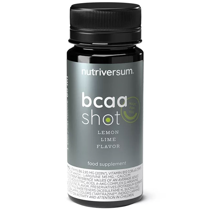 Nutriversum BCAA Shot citrom-lime - 60ml 1 Nutriversum BCAA Shot citrom-lime - 60ml