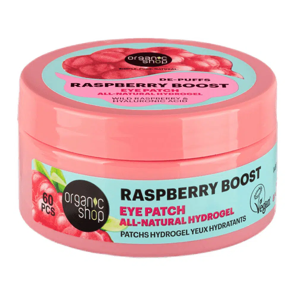 Organic Shop Természetes hidrogél szemmaszk erdei málnával és hialuronsavval - 60db 1 Organic Shop Természetes hidrogél szemmaszk erdei málnával és hialuronsavval - 60db