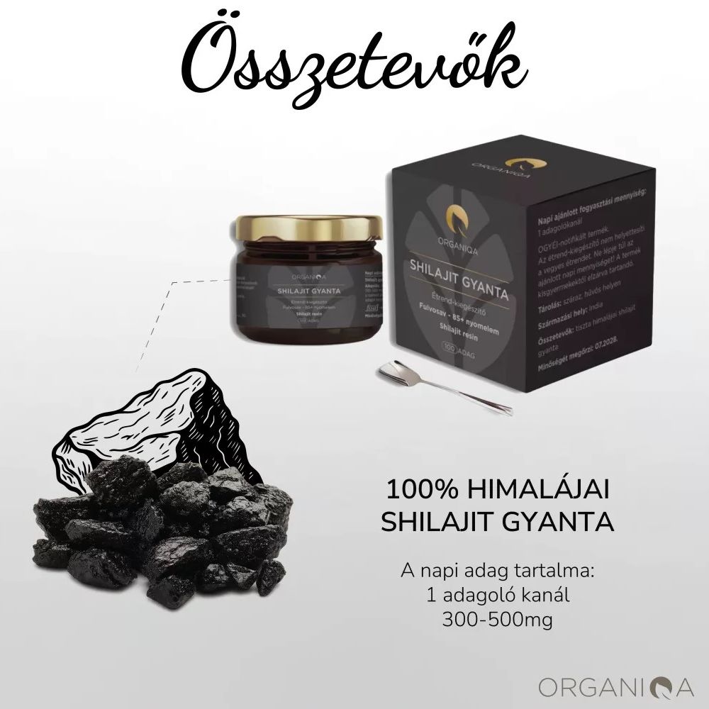 Organiqa Shilajit gyanta - 50g 2 Organiqa Shilajit gyanta - 50g - Image 2