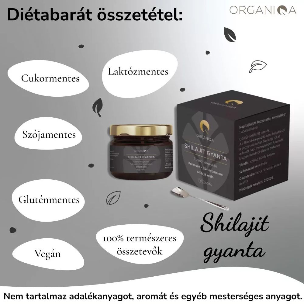 Organiqa Shilajit gyanta - 50g 4 Organiqa Shilajit gyanta - 50g - Image 4