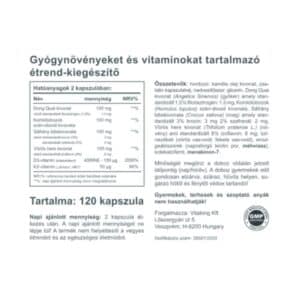 Vitaking Gyógynövény Komplex 50+ nőknek kapszula - 120db 3 Vitaking Gyógynövény Komplex 50+ nőknek kapszula - 120db - Image 2