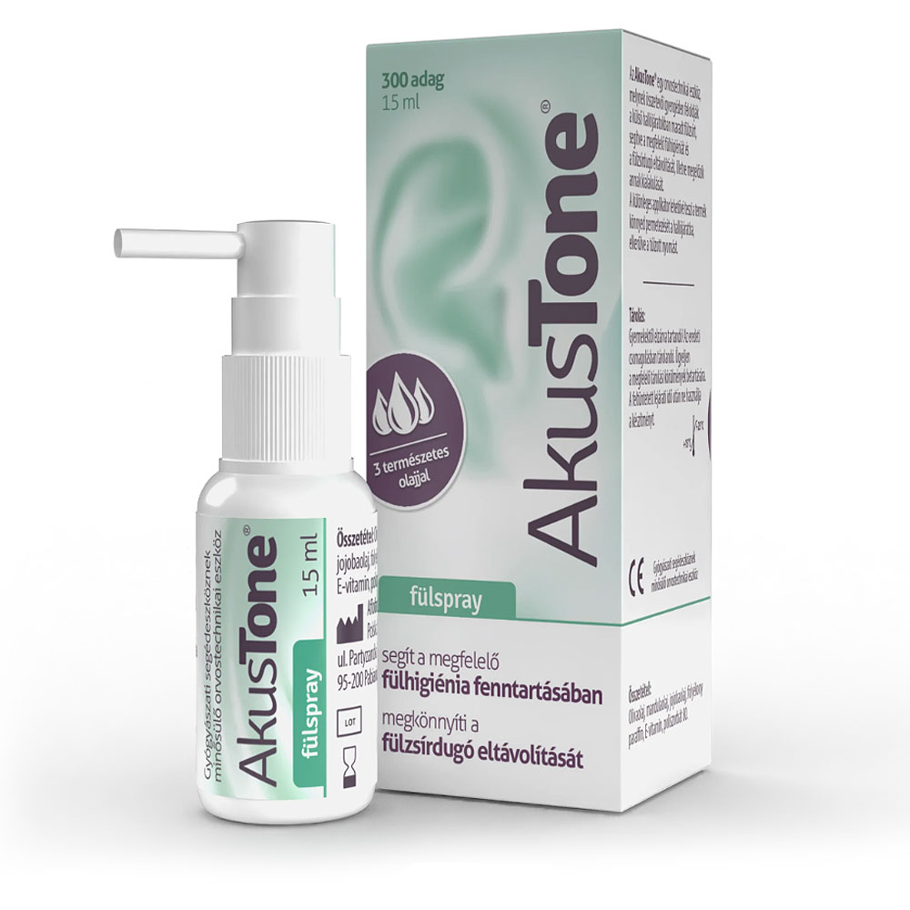 Akustone fülspray - 15ml 1 Akustone fülspray - 15ml