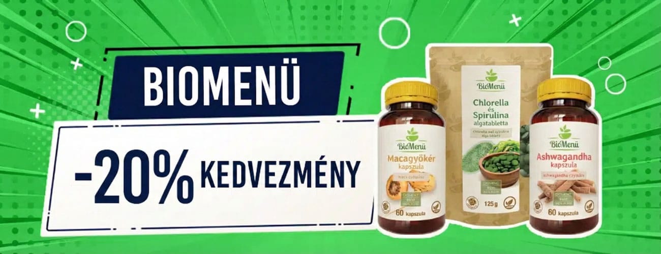 Biomenü -20% akció