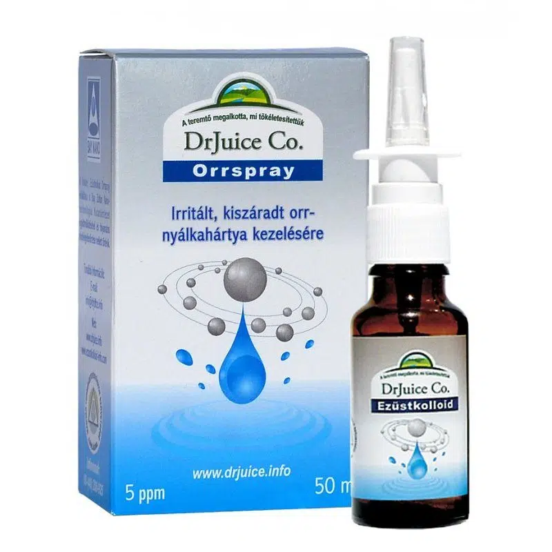 Dr.Juice Ezüstkolloid orrspray 50 ml 1 Dr.Juice Ezüstkolloid orrspray 50 ml