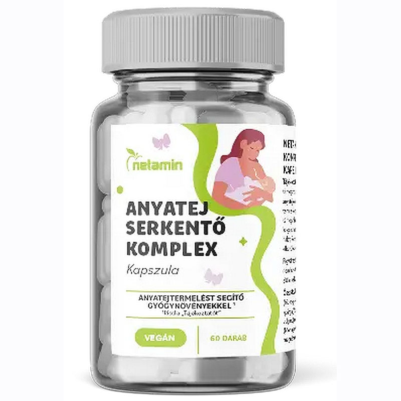 Netamin Anyatej Serkentő Komplex kapszula - 60db 1 Netamin Anyatej Serkentő Komplex kapszula - 60db