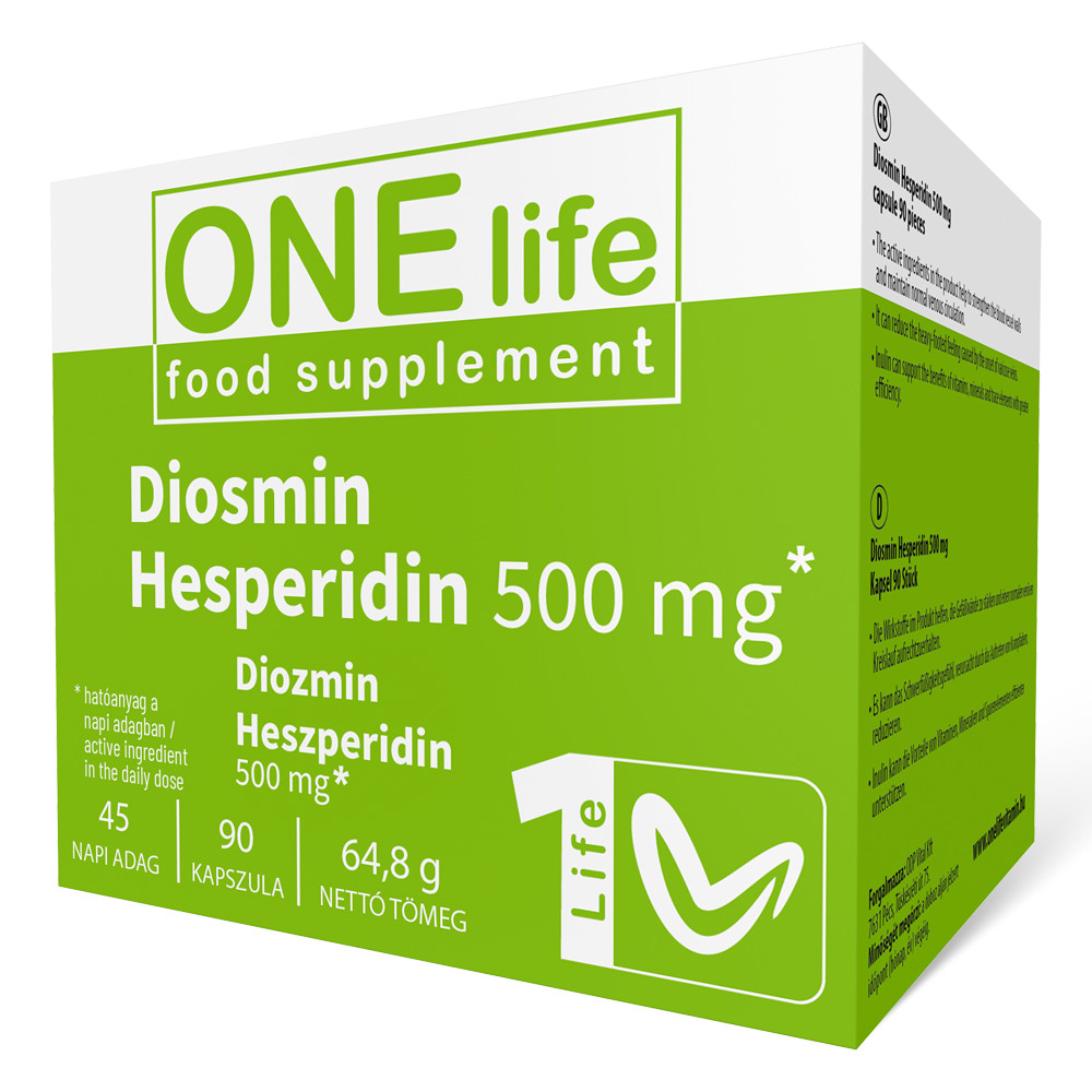 One Life Diozmin-Heszperidin kapszula - 90db 1 One Life Diozmin-Heszperidin kapszula - 90db
