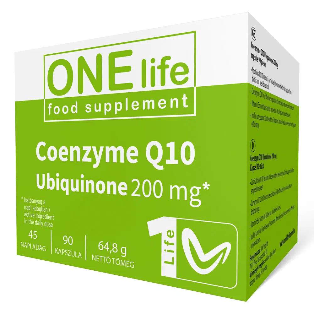 One Life Koenzim Q10 kapszula - 90db 1 One Life Koenzim Q10 kapszula - 90db